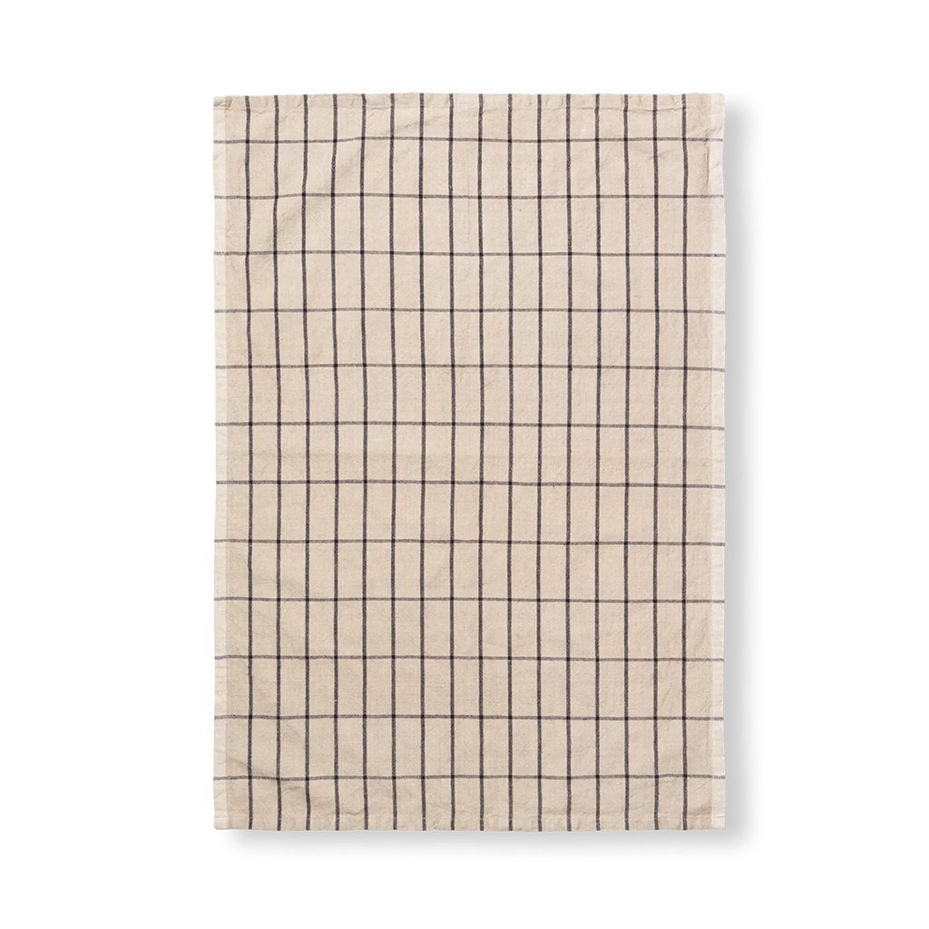 Küchentuch Hale Sand/ Black