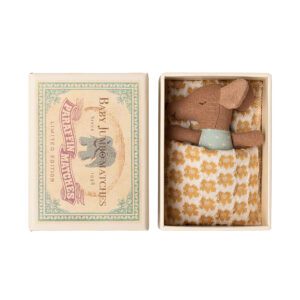 Maus Sleepy Wakey Baby in Matchbox - Blue