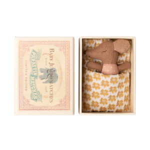 Maus Sleepy Wakey Baby in Matchbox - Rose