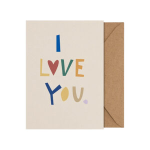 Karte I Love You a5