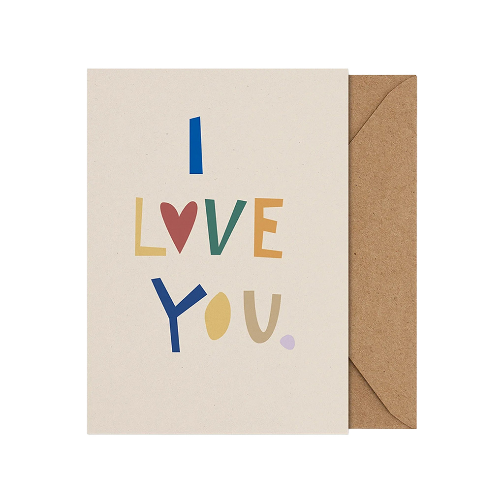 Karte I Love You a5