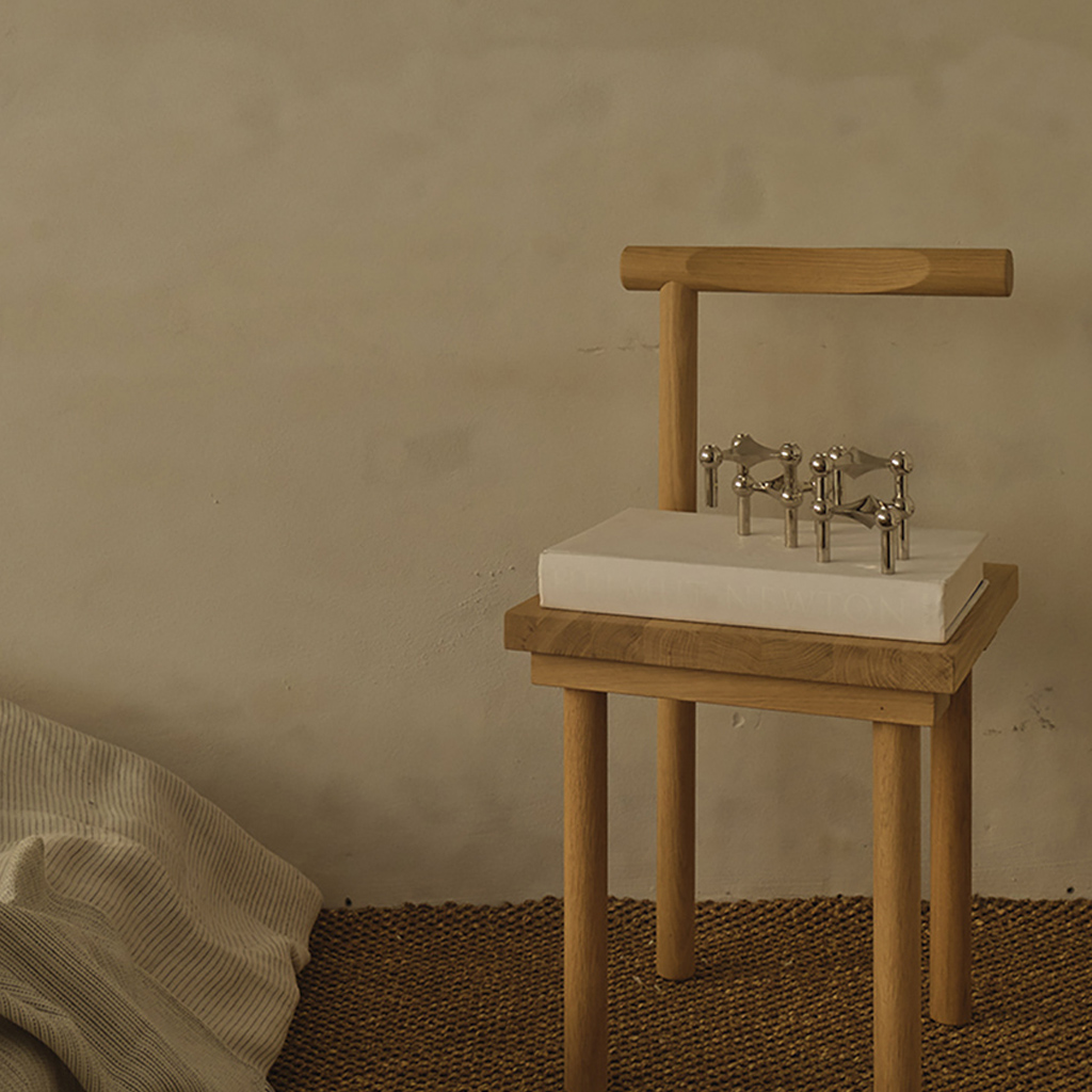 Kerzenständer Stoff Nagel Brushed Brass – Bild 7