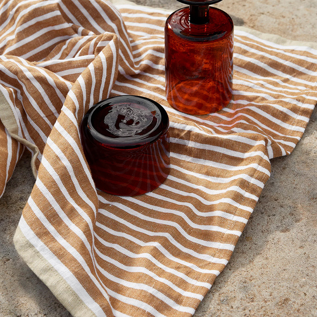 Kitchen towel Hale Peach/ Spice Red - Image 2