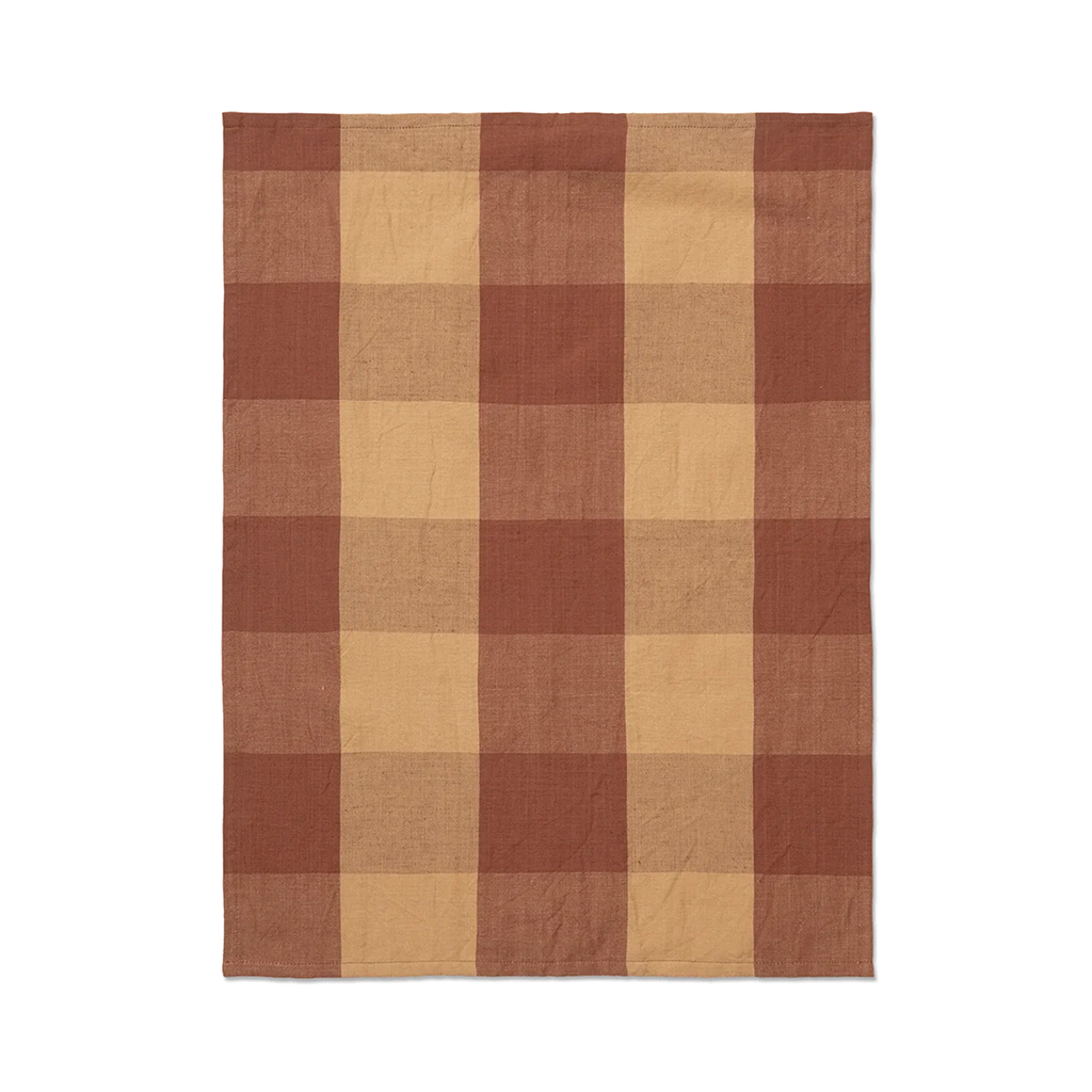 Kitchen towel Hale Peach/ Spice Red