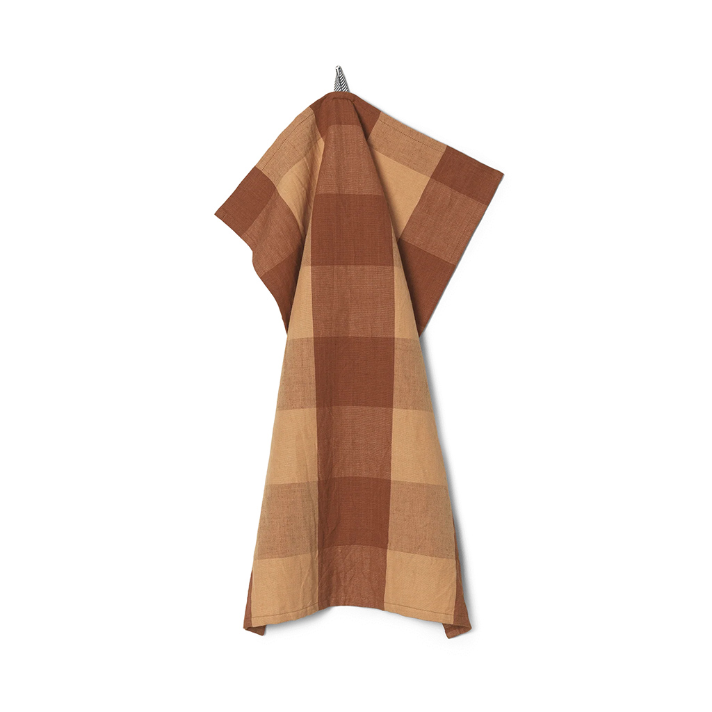 Kitchen towel Hale Peach/ Spice Red - Image 4