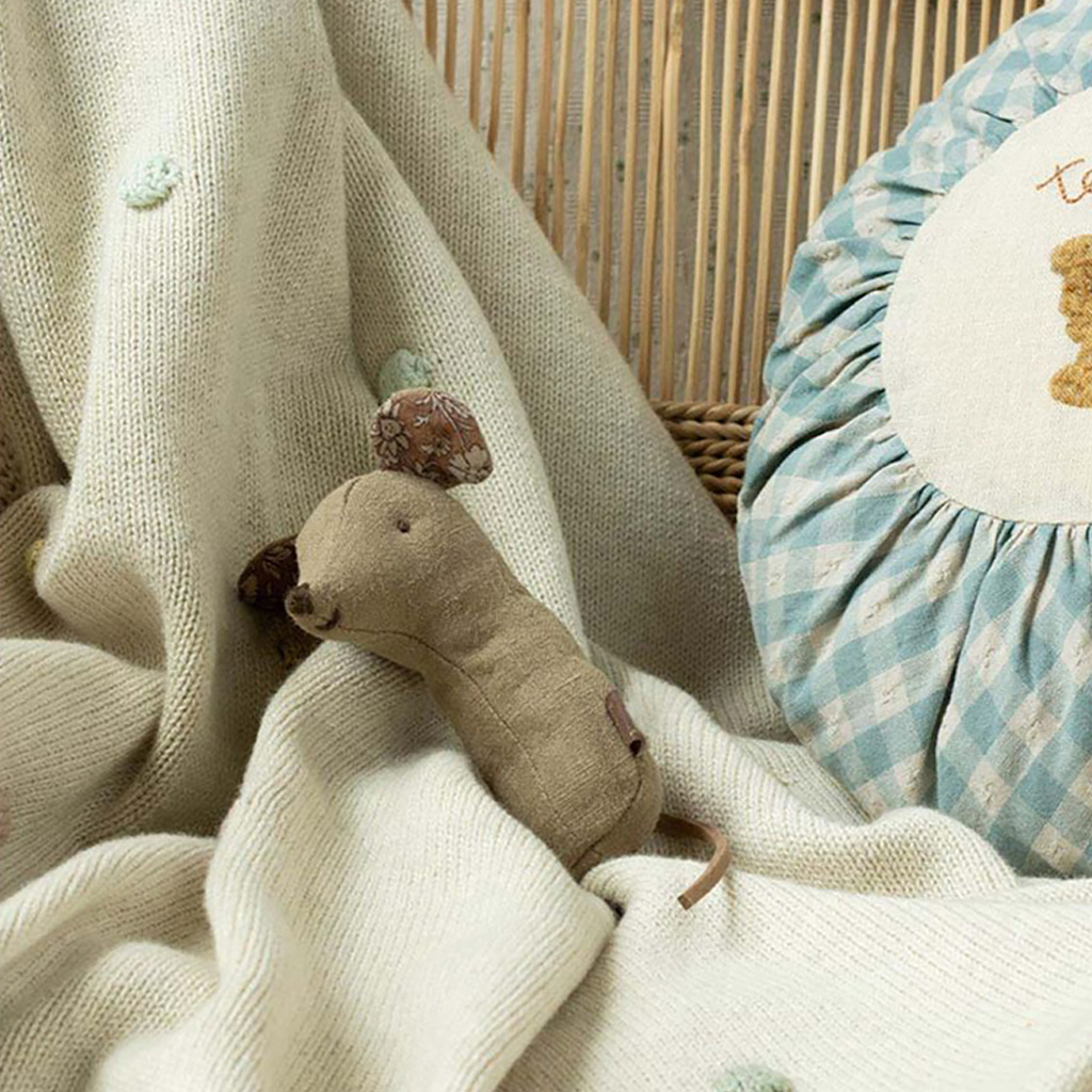 Mouse rattle, Lullaby Friends - Light Umber - Image 2