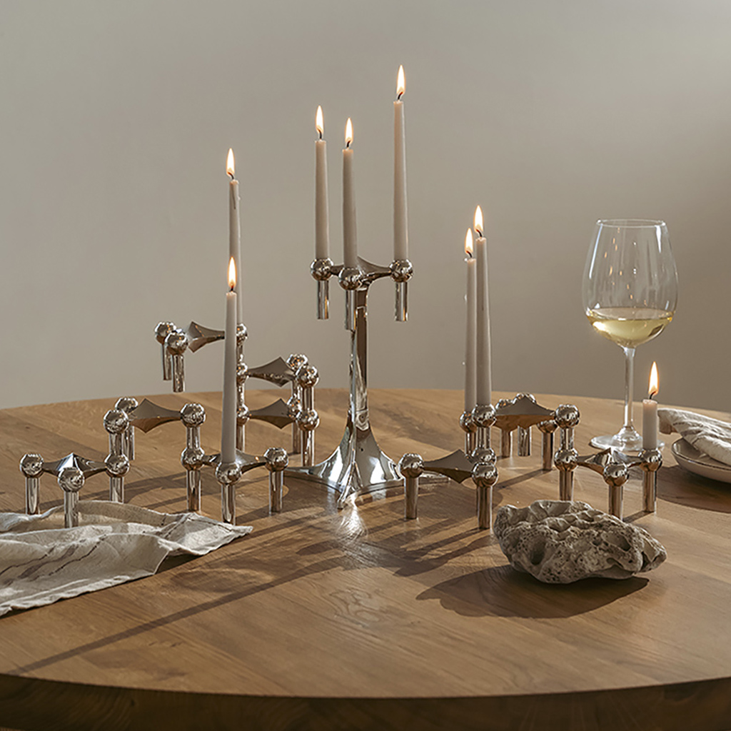 Candlestick fabric nail chrome - Image 6