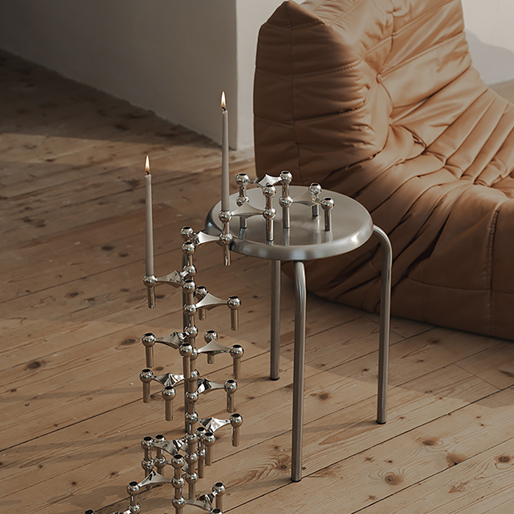 Candlestick fabric nail chrome - Image 5