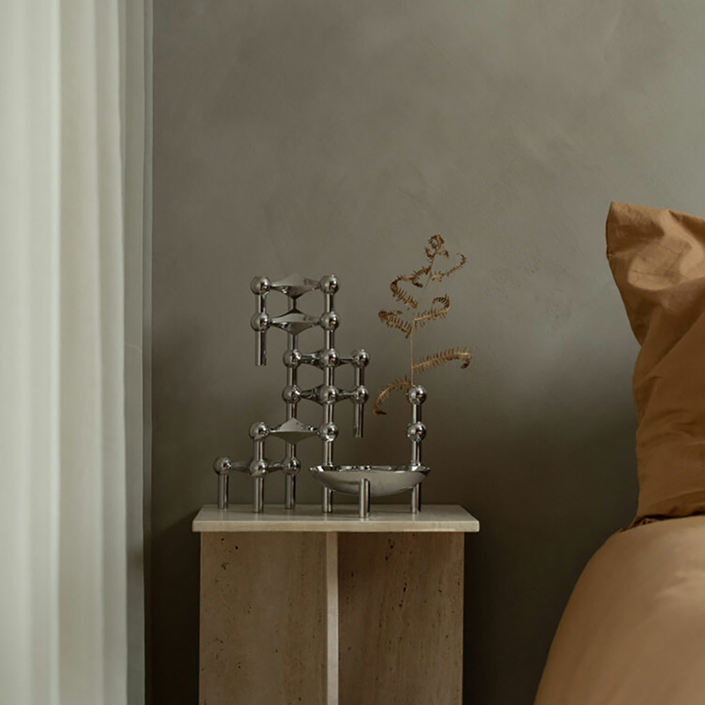 Candlestick Fabric Nail Solid Brass - Image 7