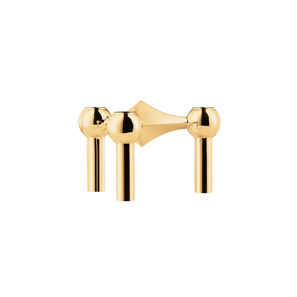 Candlestick Fabric Nail Solid Brass