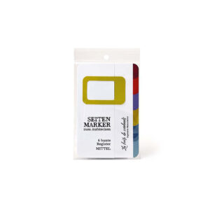 Seitenmarker M in gedämpften Farben