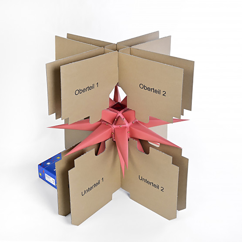 Karton 40cm montierte Sterne – Bild 4