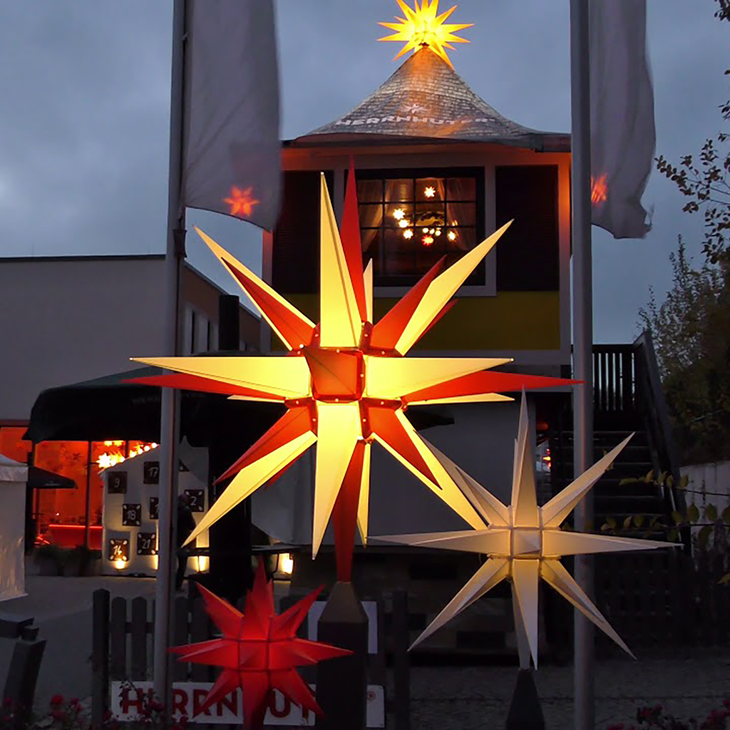 Karton 40cm montierte Sterne – Bild 7