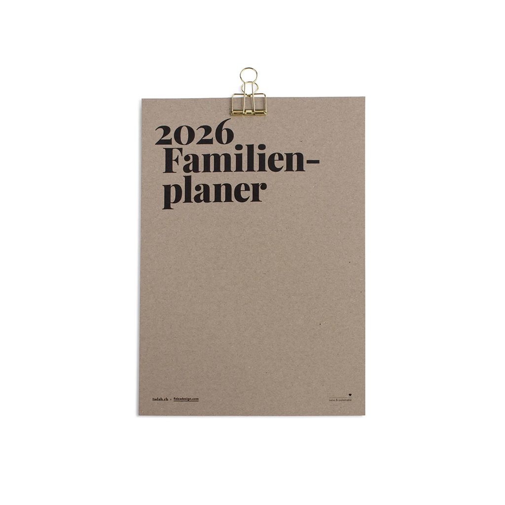 Familienplaner 2026 - Tadah