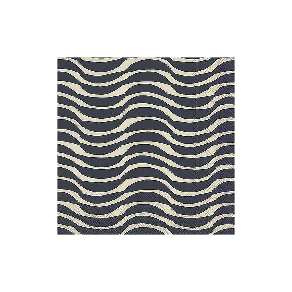 Lunchservietten Palko Cream Blue