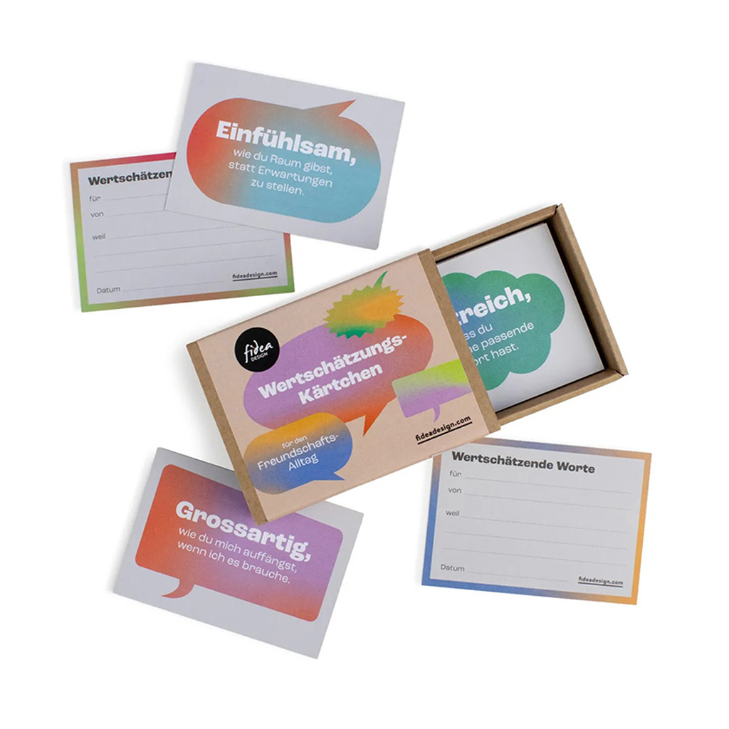 Wetschätzungskärtchen - Freundschaft