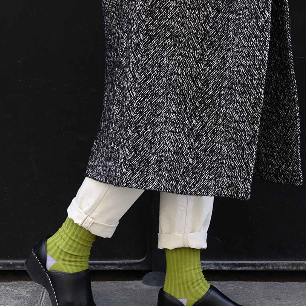 Socken Yvette Olive 42-45 – Bild 6