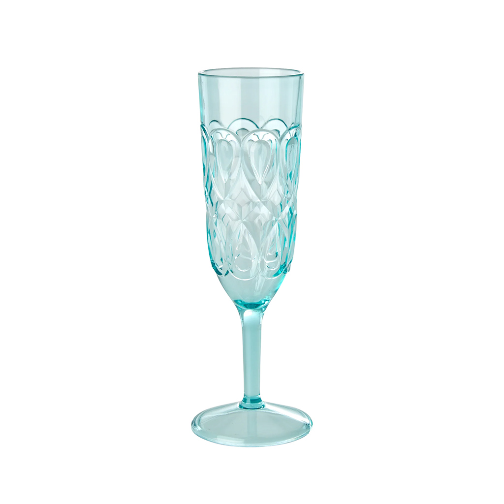 Champagner Glass Acrylic Mint