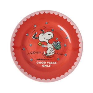Beilagenteller Snoopy Red