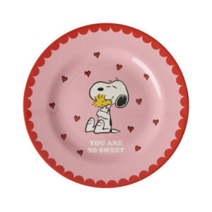 Beilagenteller Snoopy Pink