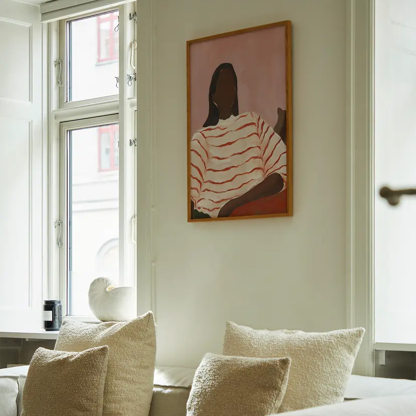 Red Stripes Poster 30x40 – Bild 4