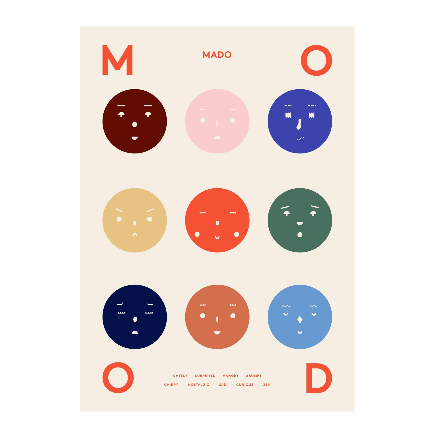 Nine Moods Poster 50x70