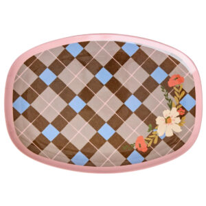 Melamine Teller Gorgeous Tile Print